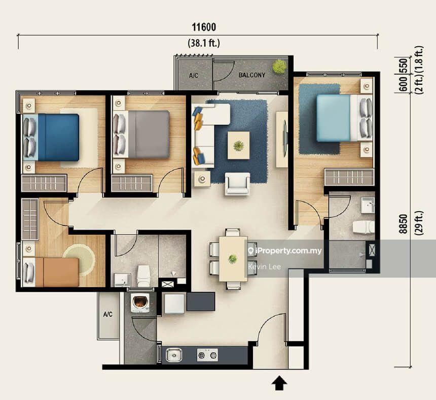 Residensi Servis untuk Dijual di M Azura oleh Kevin Lee - iProperty.com.my