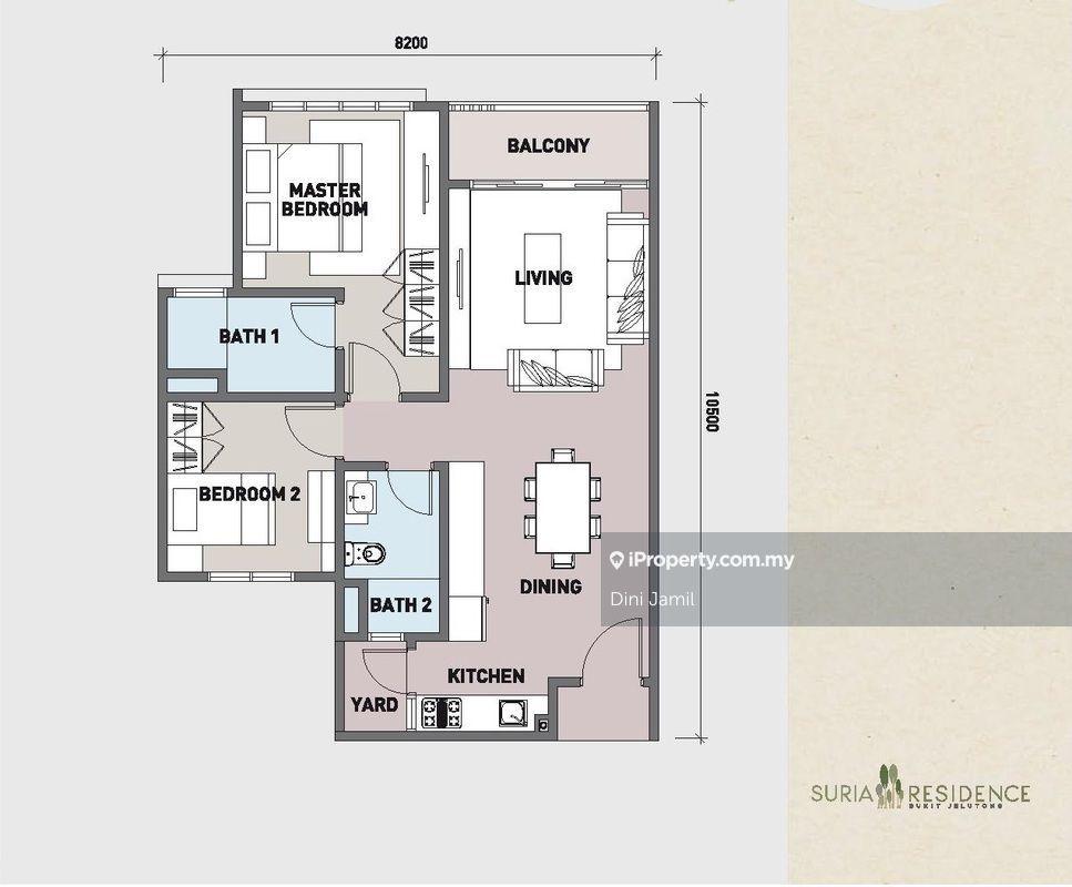 Residensi Servis untuk Disewa di Suria Residence oleh Dini Jamil - iProperty.com.my