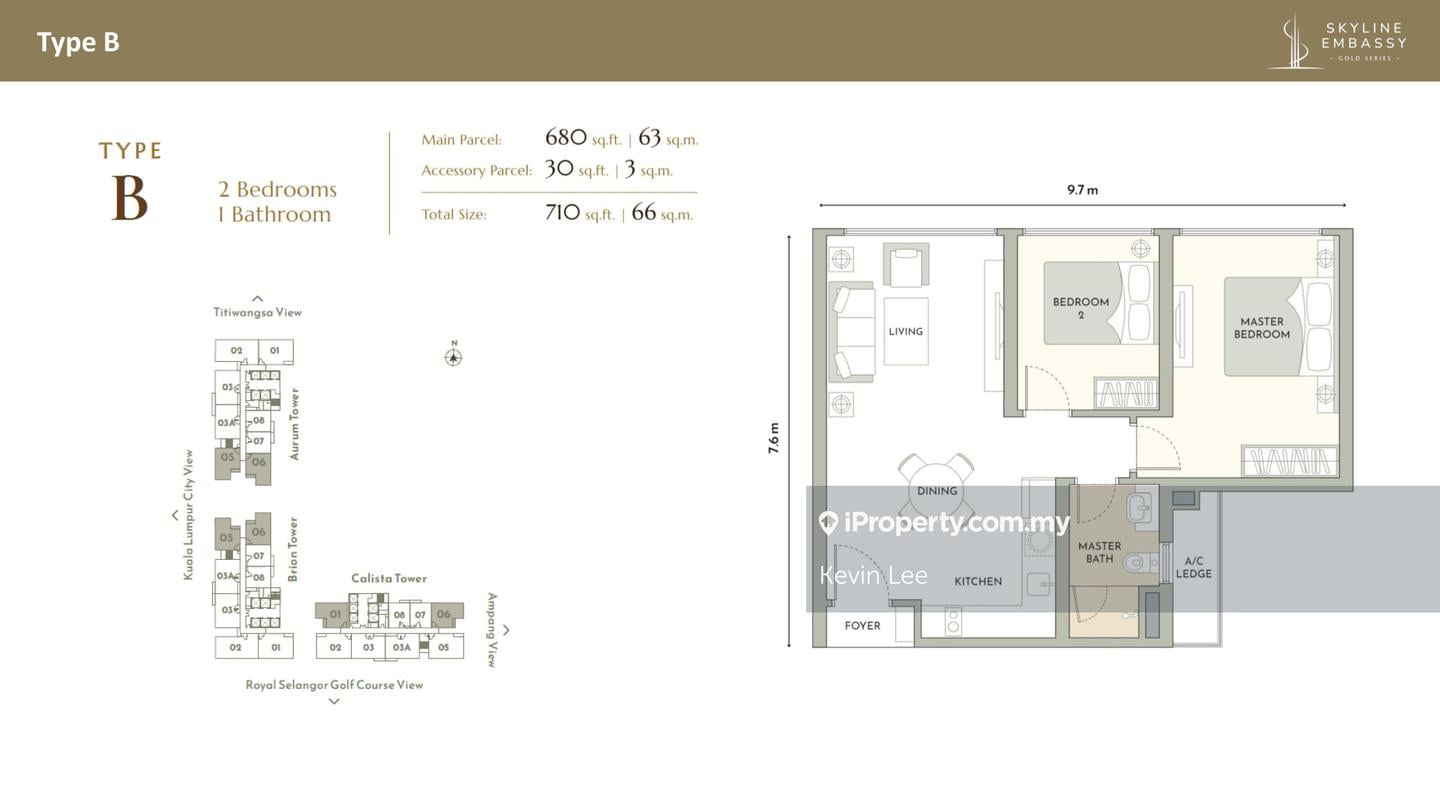 Residensi Servis untuk Dijual di Skyline Embassy oleh Kevin Lee - iProperty.com.my