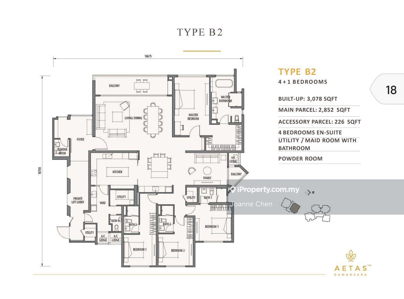 Kondominium untuk Dijual di Aetas Damansara oleh Joanne Chen - iProperty.com.my