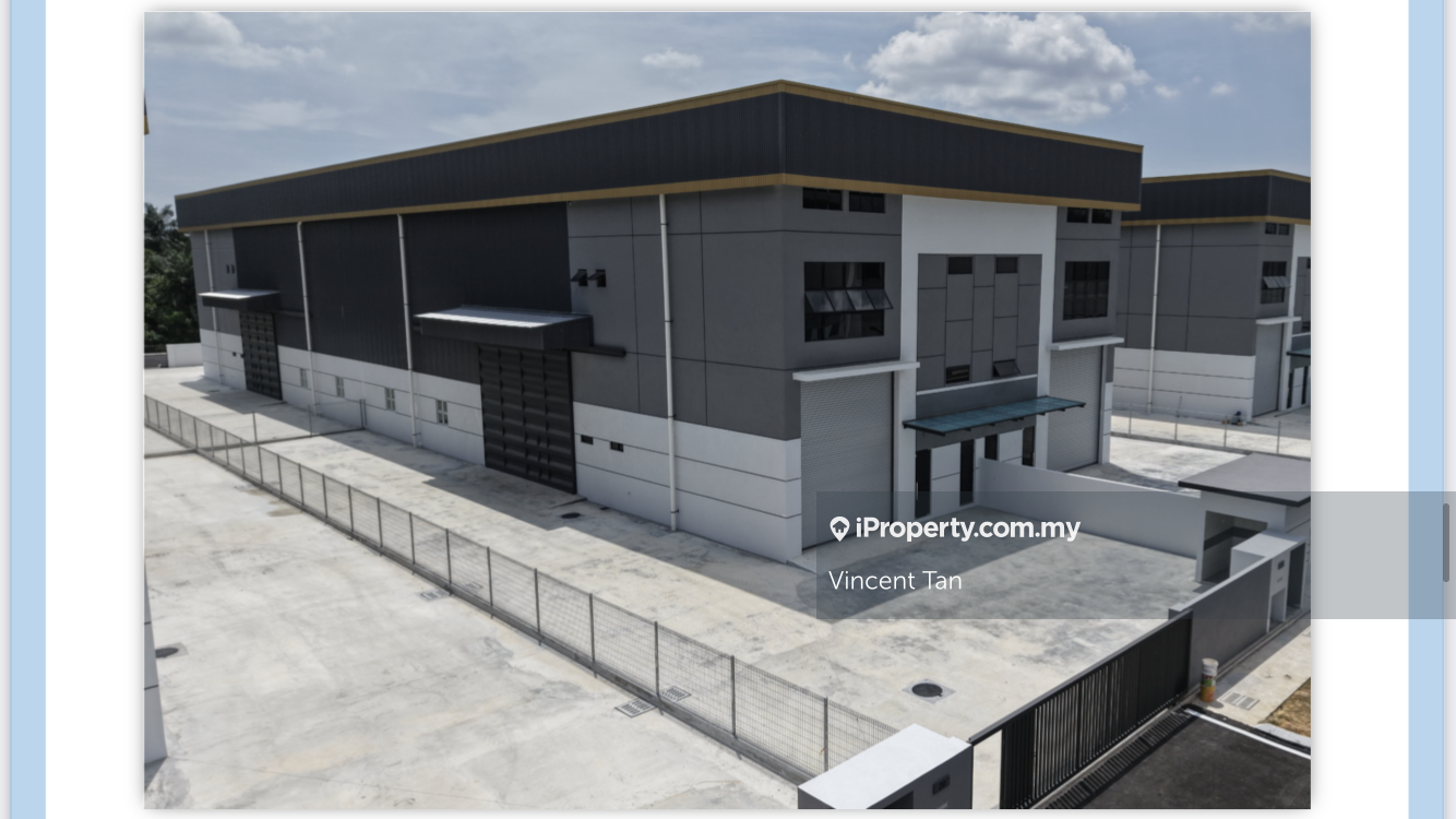 Semi-D Kilang untuk Dijual di Jenjarom, Selangor oleh Vincent Tan - iProperty.com.my