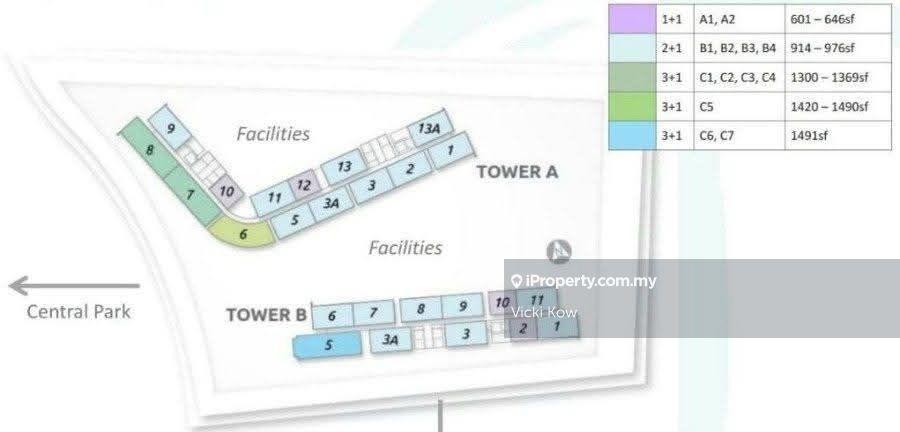 Residensi Servis untuk Dijual di Paisley @ Tropicana Metropark oleh Vicki Kow - iProperty.com.my