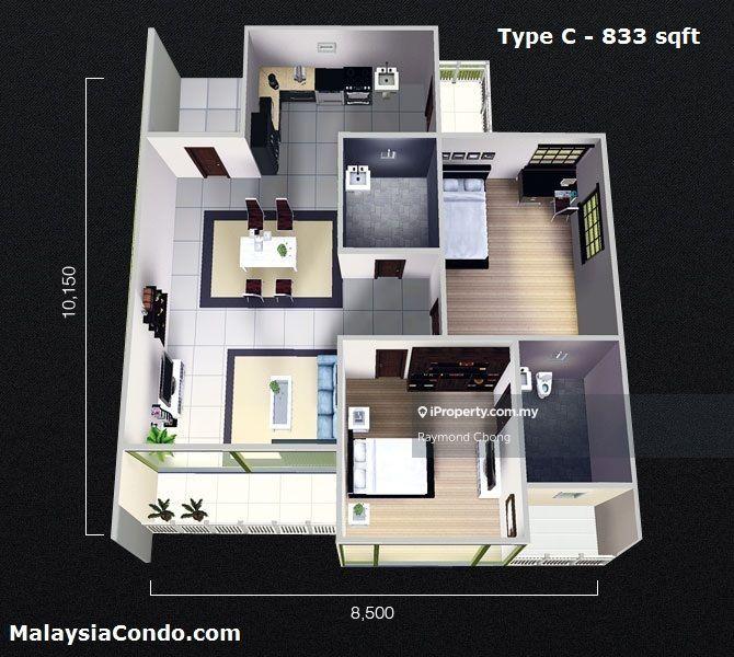 Residensi Servis untuk Dijual di The Mark @ Cheras oleh Raymond Chong - iProperty.com.my