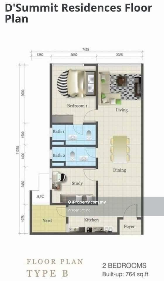 Service Residence for Sale in D'Summit Residences by Vincent Yong - iProperty.com.my