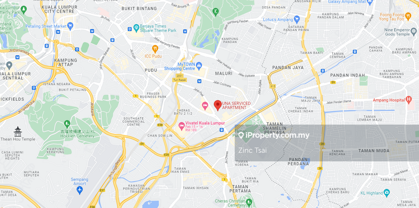 Service Residence for Sale in UNA Serviced Apartment by Zinc Tsai - iProperty.com.my