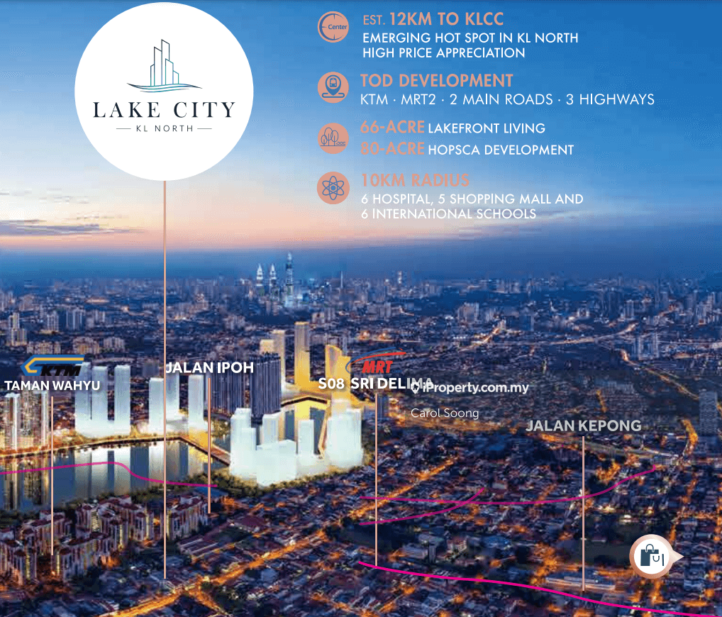 Residensi Servis untuk Dijual di Aradia Residence @ Lake City KL North oleh Carol Soong - iProperty.com.my