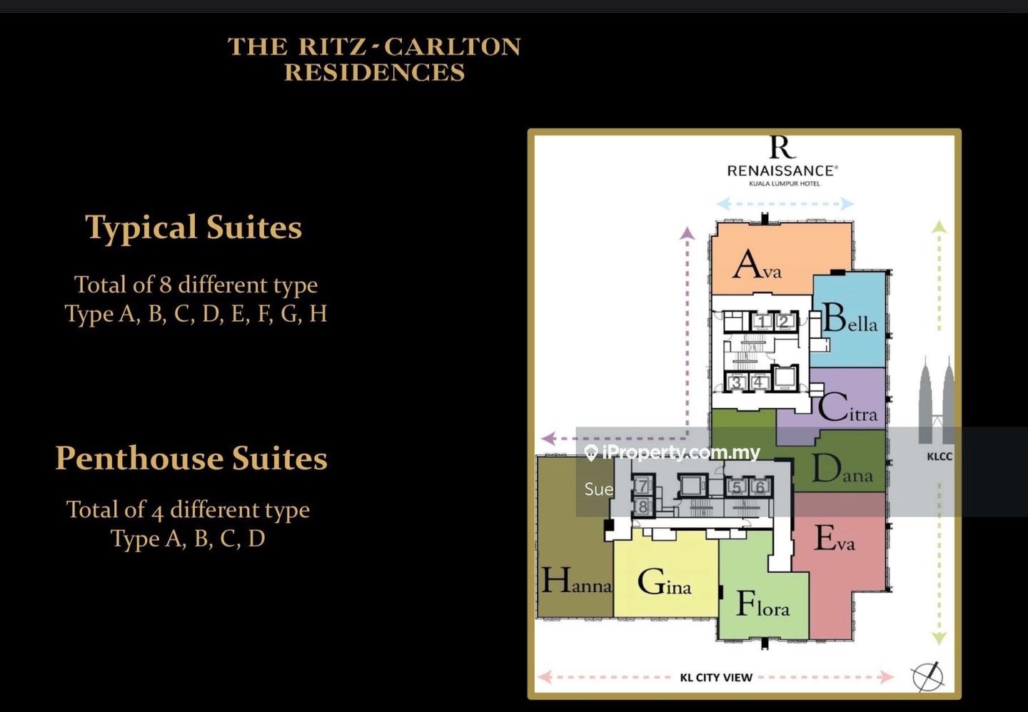 Service Residence for Sale in The Ritz-Carlton Residences by Sue - iProperty.com.my