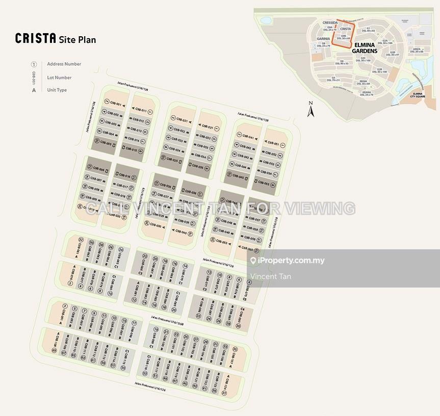 Rumah Berangkai 2 Tingkat untuk Dijual di ELMINA CRISTA East Garden West Valley Denai Alam, Shah Alam oleh Vincent Tan - iProperty.com.my