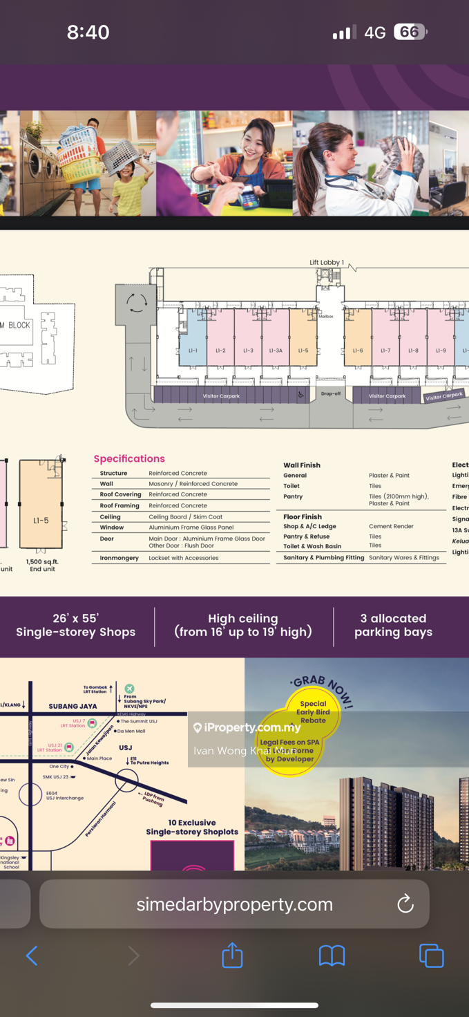 Kedai untuk Disewa di Putra Heights, Subang Jaya oleh Ivan Wong Khai Mun - iProperty.com.my