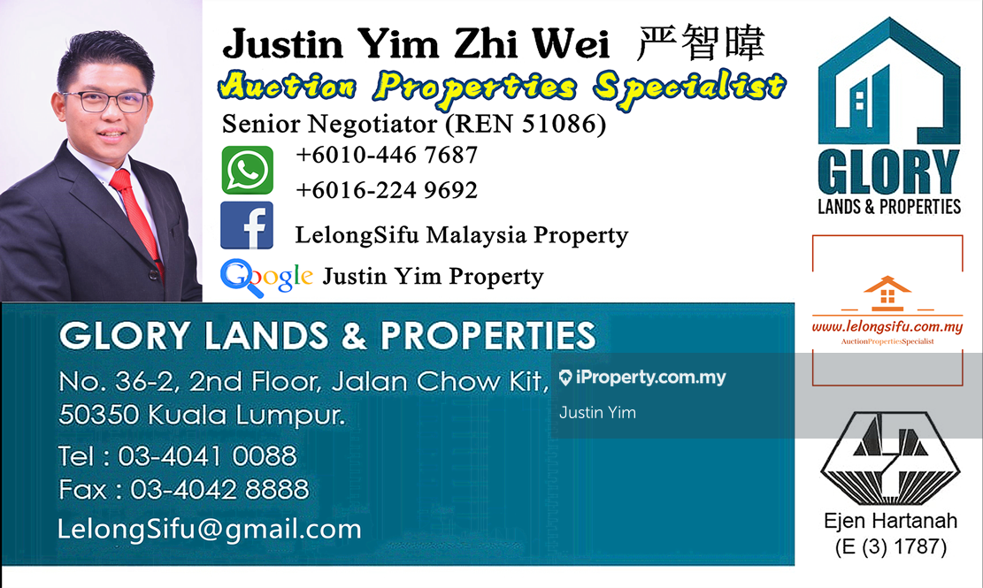 Pangsapuri untuk Dijual di Segar Apartments oleh Justin Yim - iProperty.com.my