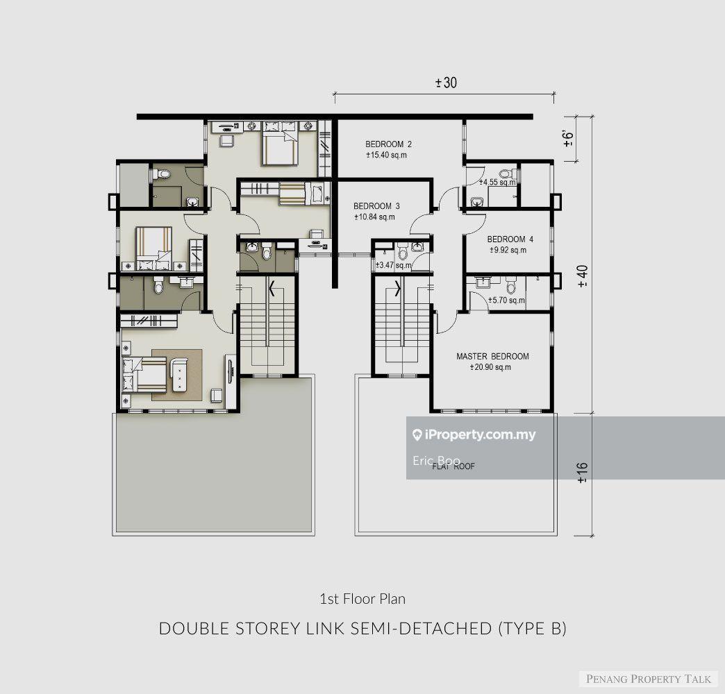 Semi-Detached House for Sale in Double Storey SemiD Hijauan Hills, Simpang Ampat by Eric Boo - iProperty.com.my