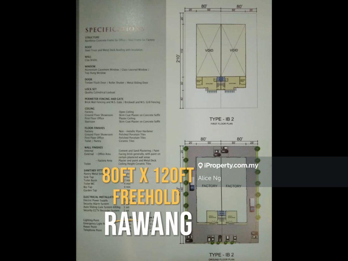 Semi-D Kilang untuk Dijual di Rawang, Selangor oleh Alice Ng - iProperty.com.my