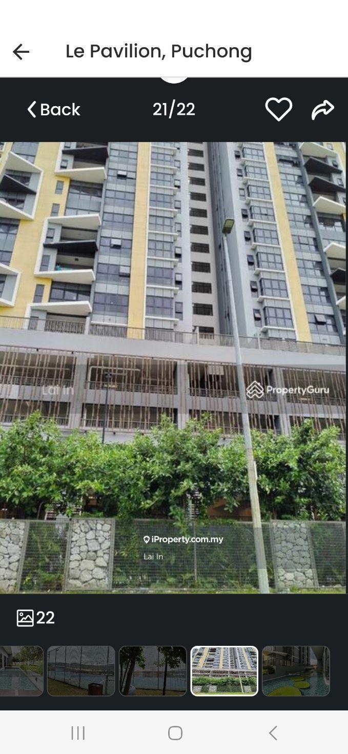 Residensi Servis untuk Dijual di Le Pavillion oleh Lai In - iProperty.com.my