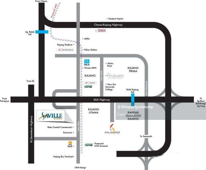 Residensi Servis untuk Dijual di Saville @ Kajang oleh Calvin Kok - iProperty.com.my