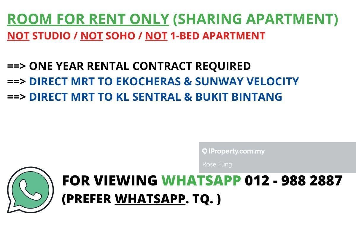 Residensi Servis untuk Disewa di Saville @ Cheras oleh Rose Fung - iProperty.com.my