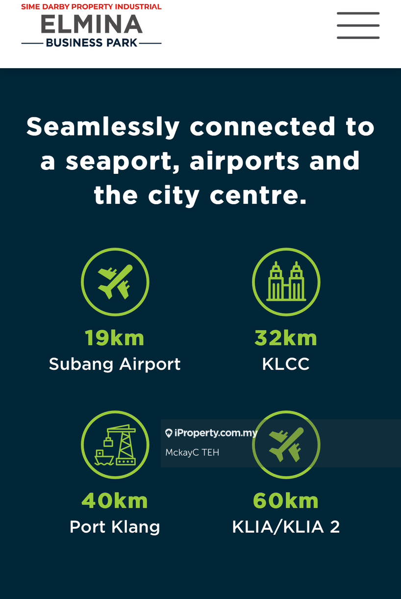 Semi-D Kilang untuk Disewa di Elmina business park, Sungai Buloh oleh MckayC TEH - iProperty.com.my