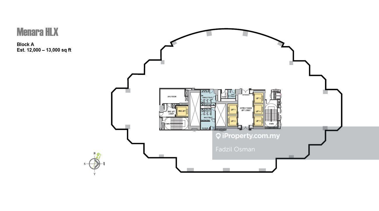 Pejabat untuk Disewa di Menara HLX, KL City Centre oleh Fadzil Osman - iProperty.com.my