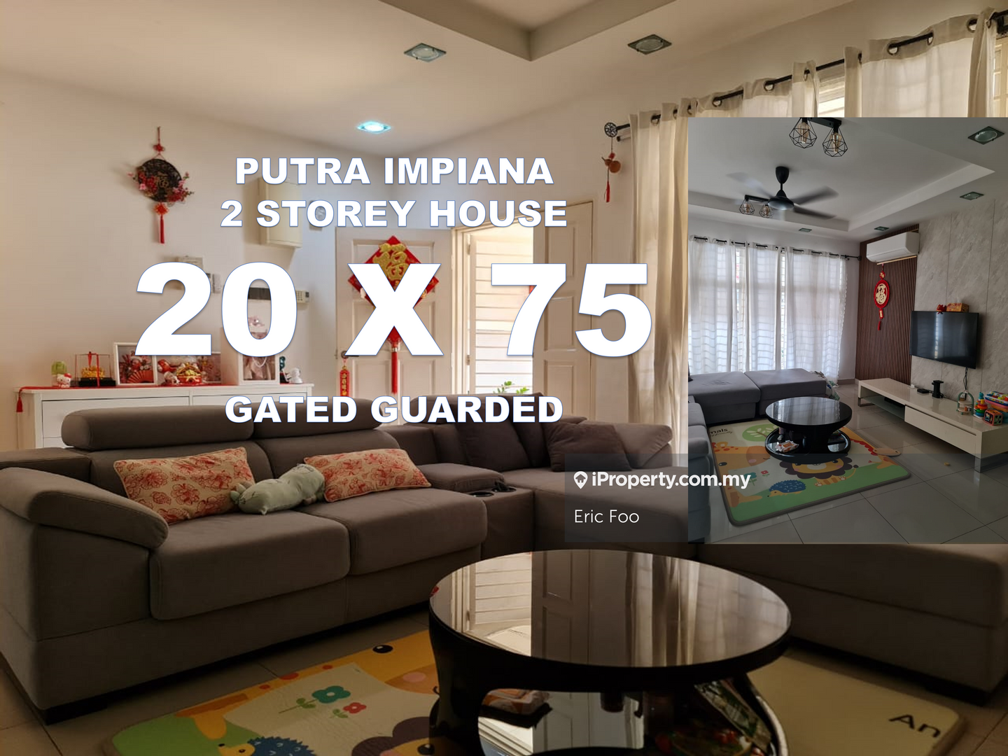Rumah Berangkai 2 Tingkat untuk Dijual di Taman Putra Impiana, Puchong oleh Eric Foo - iProperty.com.my