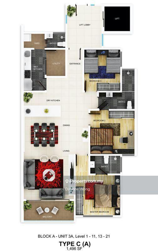 Kondominium untuk Dijual di Arte Condominium oleh Daphne Wong - iProperty.com.my