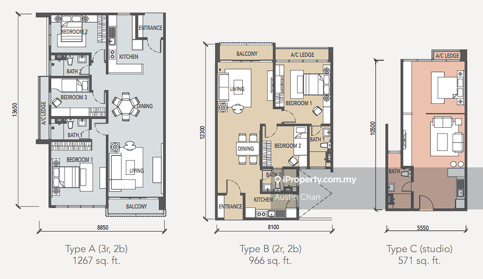 Residensi Servis untuk Dijual di Sk One Residence oleh Austin Chan - iProperty.com.my