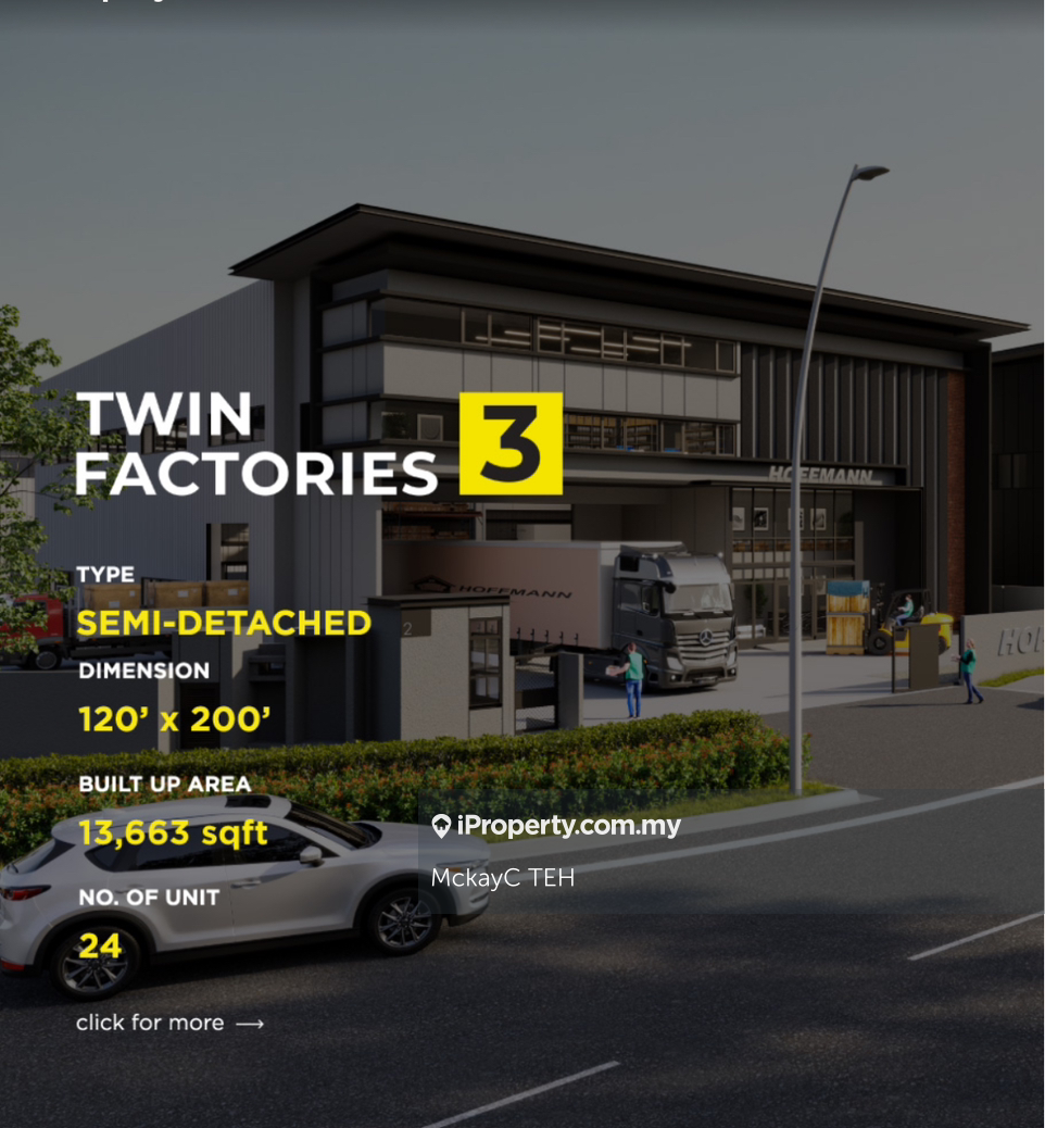 Semi-D Kilang untuk Disewa di Elmina business park, Sungai Buloh oleh MckayC TEH - iProperty.com.my
