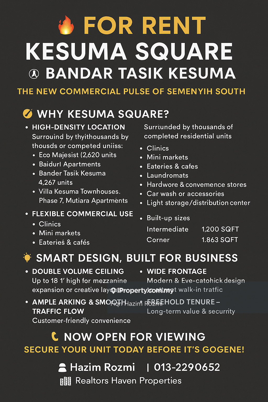 Kedai untuk Disewa di Bandar Tasik Kesuma, Beranang oleh Fiqri Hazim Rozmi - iProperty.com.my