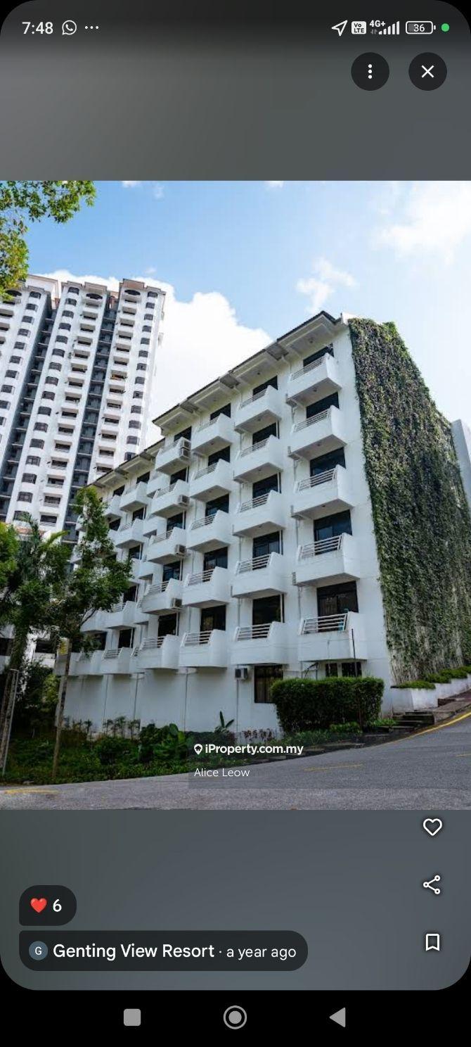 Kondominium untuk Dijual di Genting View Resort oleh Alice Leow - iProperty.com.my