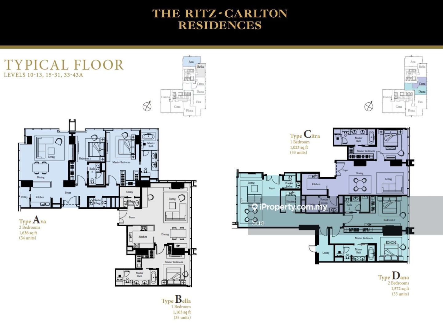 Service Residence for Sale in The Ritz-Carlton Residences by Sue - iProperty.com.my