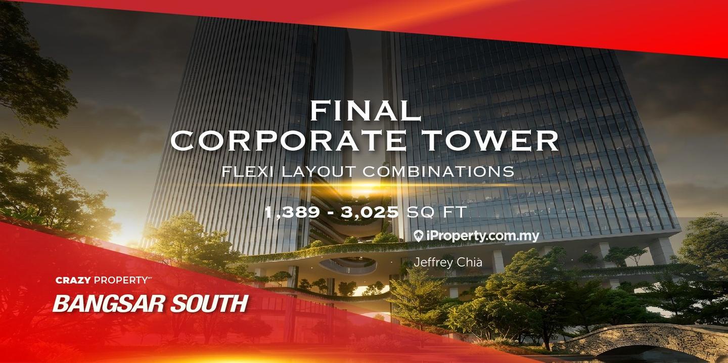 Pejabat untuk Dijual di Kuala Lumpur, Kampung Kerinchi (Bangsar South) oleh Jeffrey Chia - iProperty.com.my