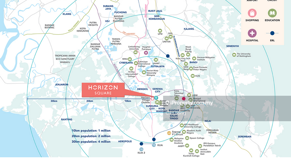 Kedai untuk Disewa di bandar sunsuria, Sepang oleh C.H.Yong - iProperty.com.my