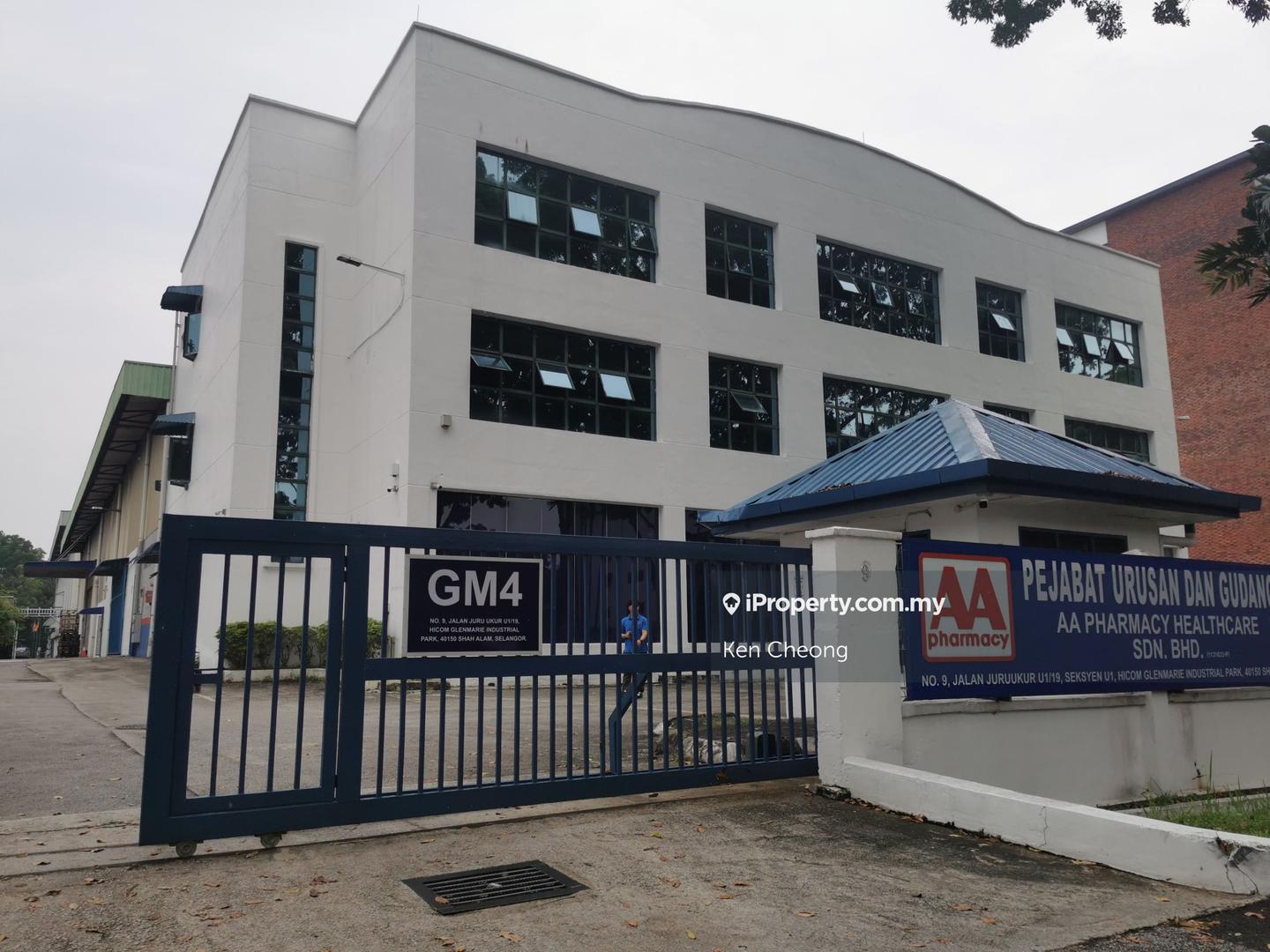 Detached Factory for Sale in Hicom Glenmarie, Glenmarie by Ken Cheong - iProperty.com.my