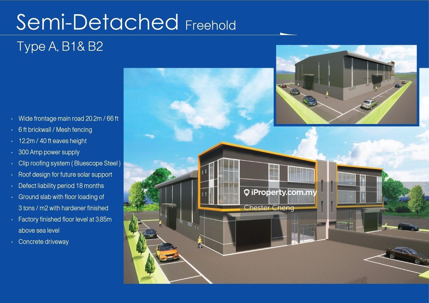 Semi-D Factory for Sale in Telok Panglima Garang, Selangor by Chester Cheng - iProperty.com.my