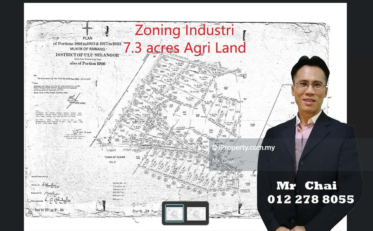 Industrial Land for Sale in Rawang , Kuang , Kampung Bunga Raya , Sungai Buloh, Rawang by Mr Chai - iProperty.com.my