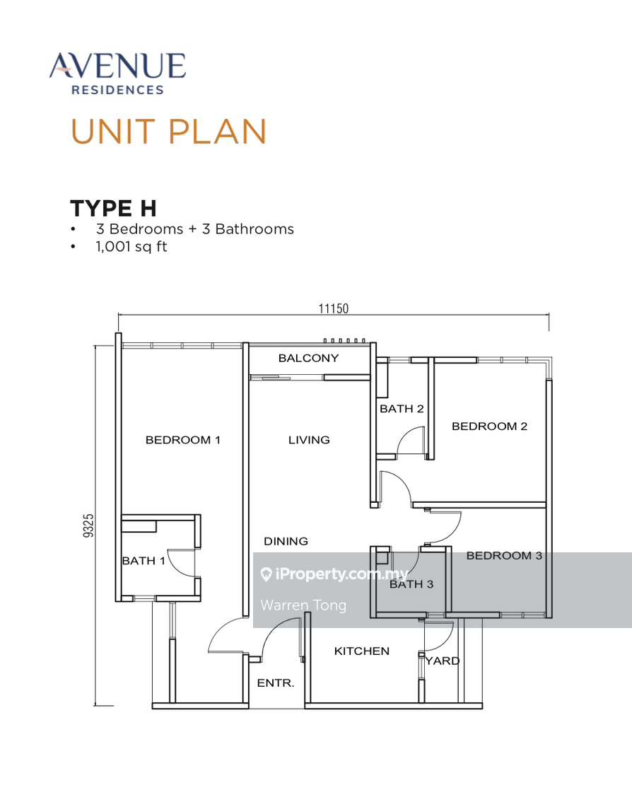 Service Residence for Sale in Avenue Residences by Warren Tong - iProperty.com.my
