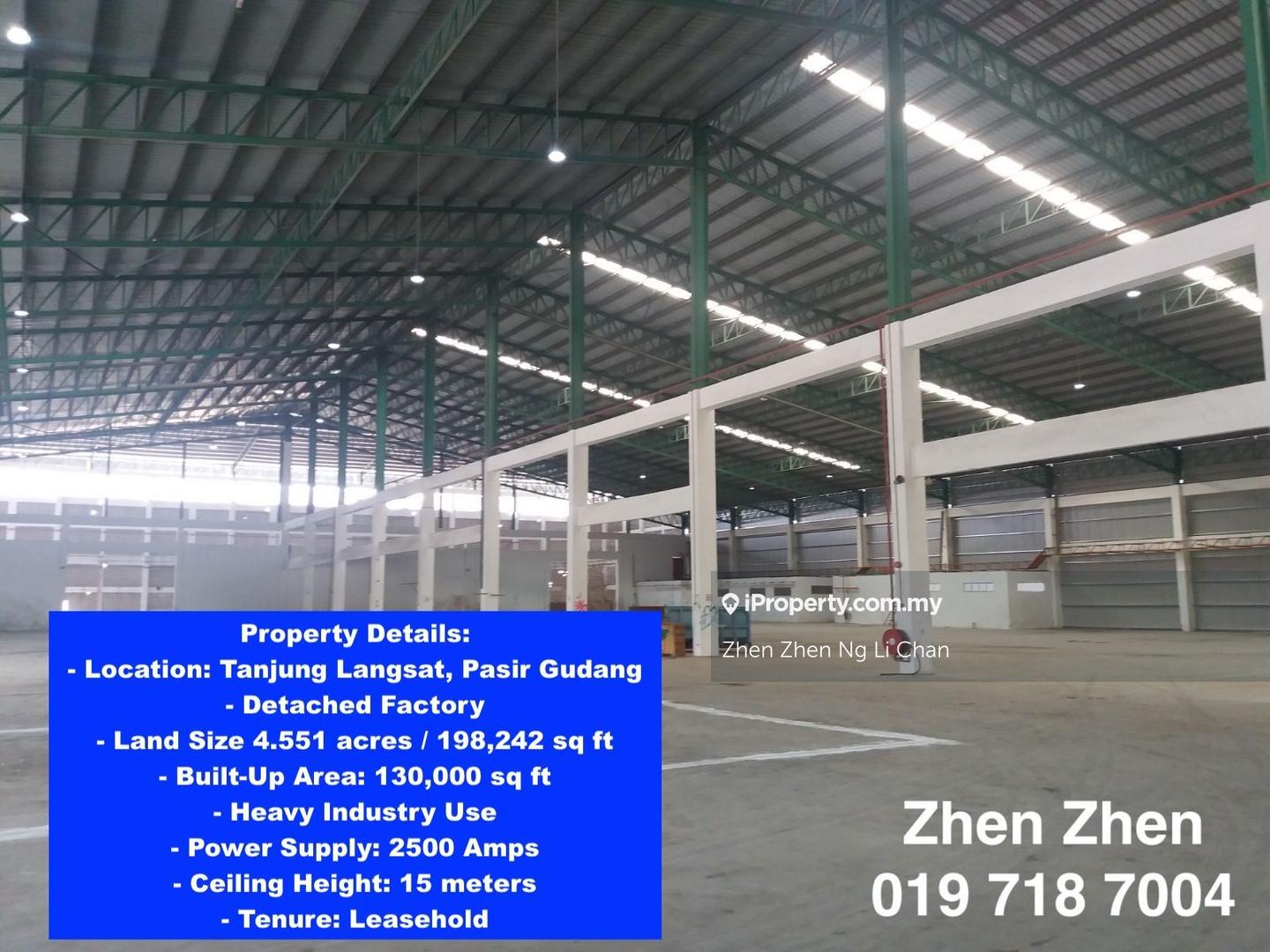Kilang Terpisah untuk Dijual di Kawasan Perindustrian Tanjung Langsat, Pasir Gudang oleh Zhen Zhen Ng Li Chan - iProperty.com.my