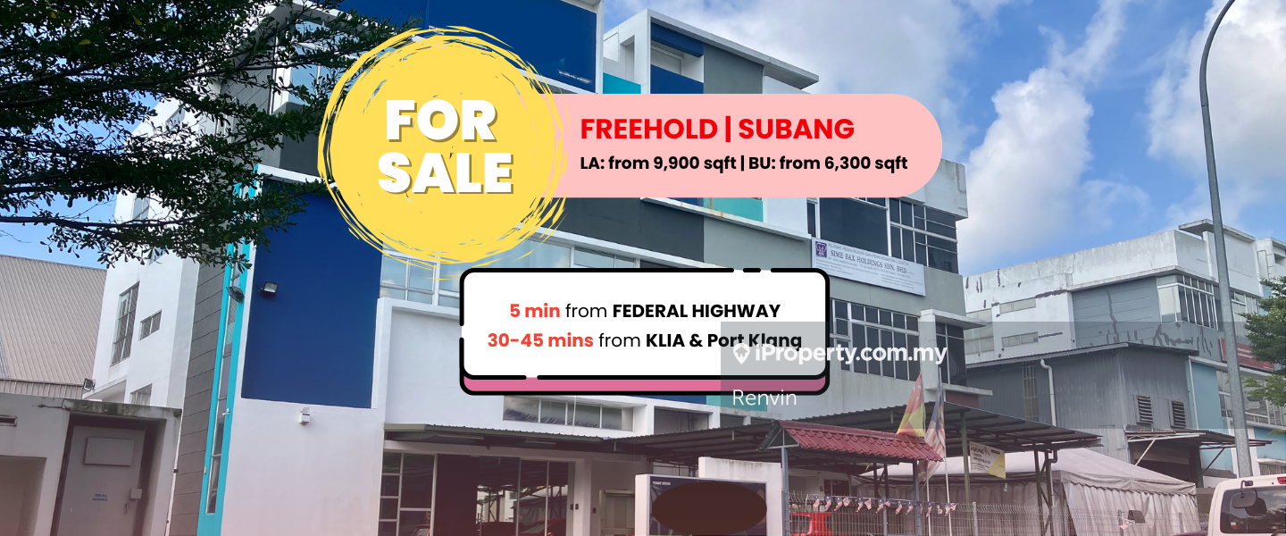 Semi-D Kilang untuk Dijual di Subang Hi-Tech Industrial Park, Subang Jaya oleh Renvin - iProperty.com.my