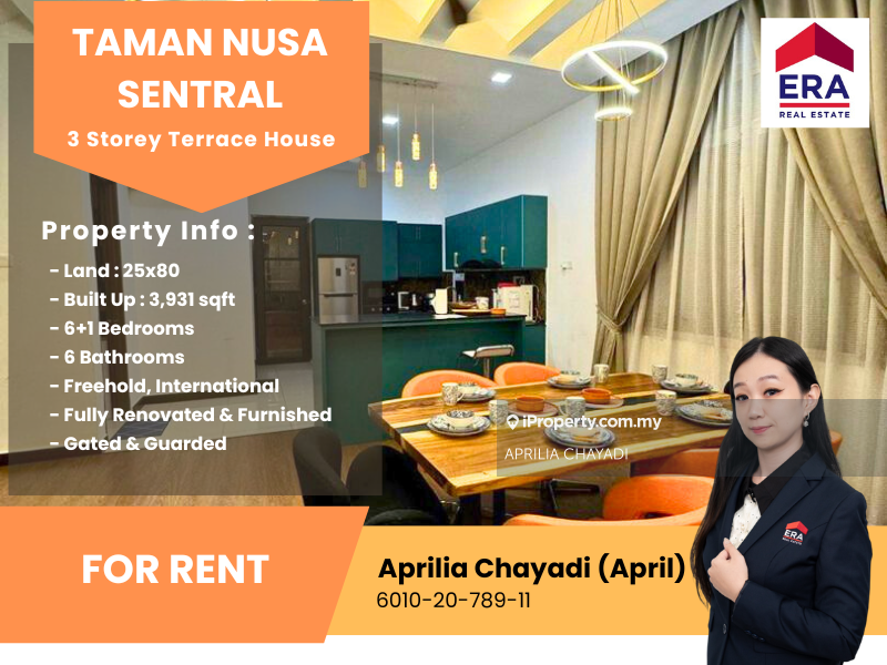 3-storey Terraced House for Sale in Nusa Sentral, Iskandar Puteri (Nusajaya) by APRILIA CHAYADI - iProperty.com.my