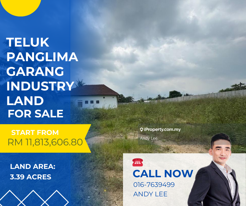 Industrial Land for Sale in Teluk Panglima Garang, Banting by Andy Lee - iProperty.com.my