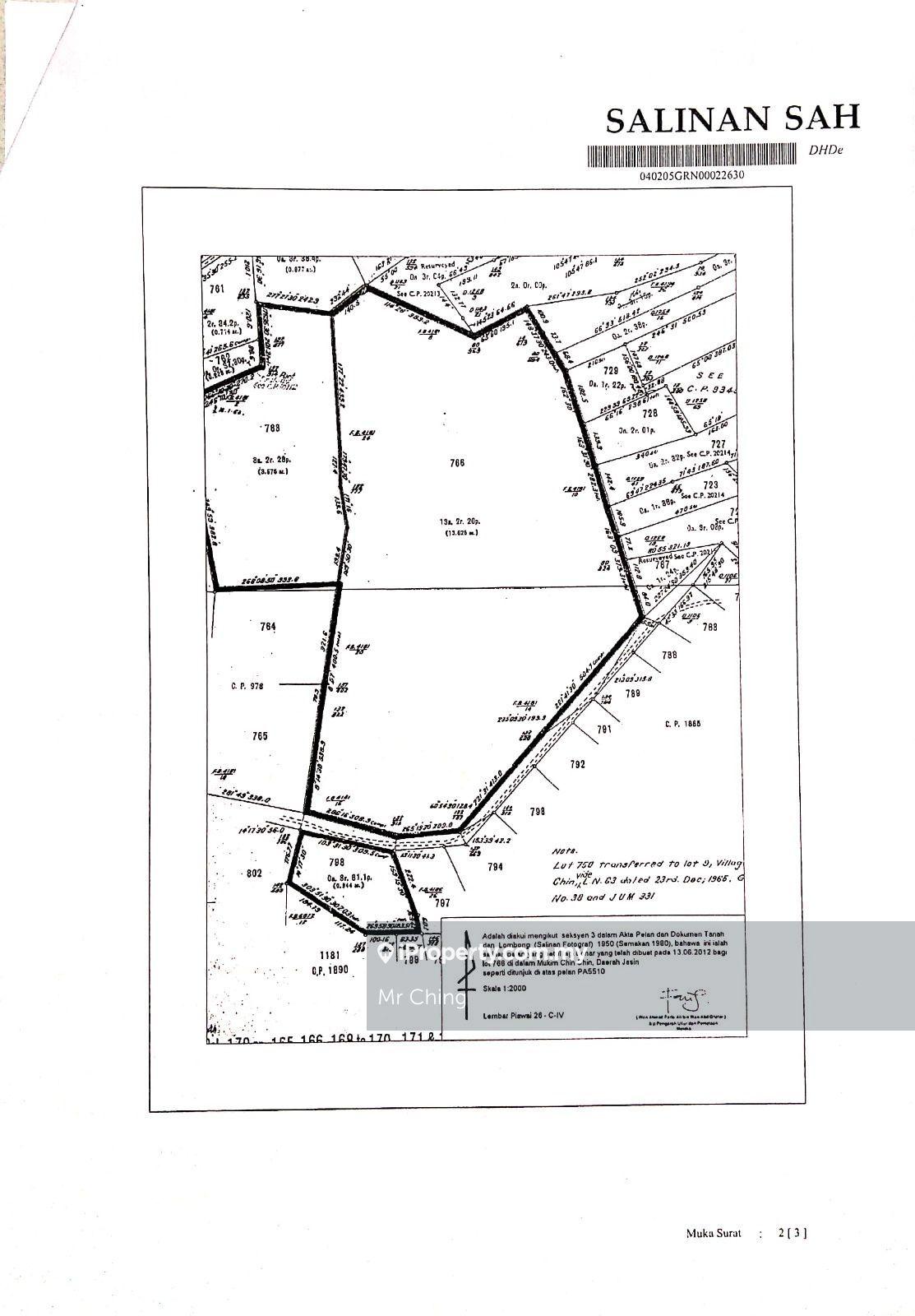 Agricultural Land for Sale in Kawasan Perindustrian Jasin, Jasin by Mr Ching - iProperty.com.my