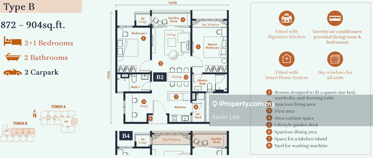 Residensi Servis untuk Dijual di Avantro Residences oleh Kevin Lee - iProperty.com.my