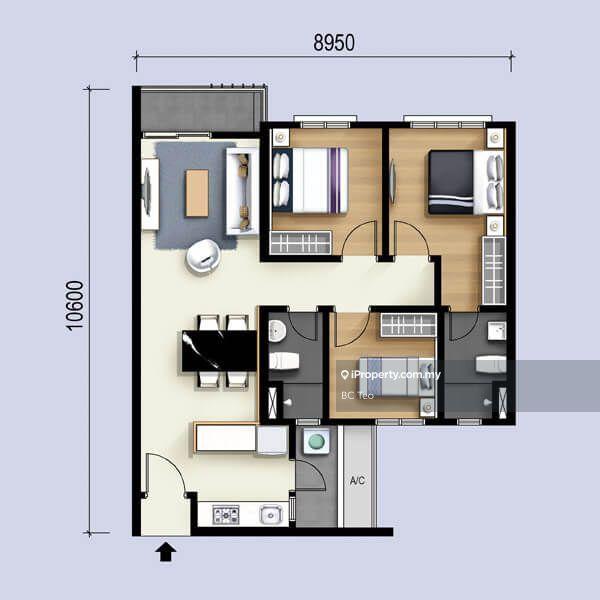 Residensi Servis untuk Dijual di M Luna oleh BC Teo - iProperty.com.my