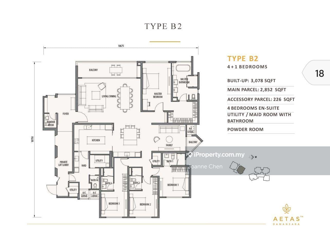 Kondominium untuk Dijual di Aetas Damansara oleh Joanne Chen - iProperty.com.my