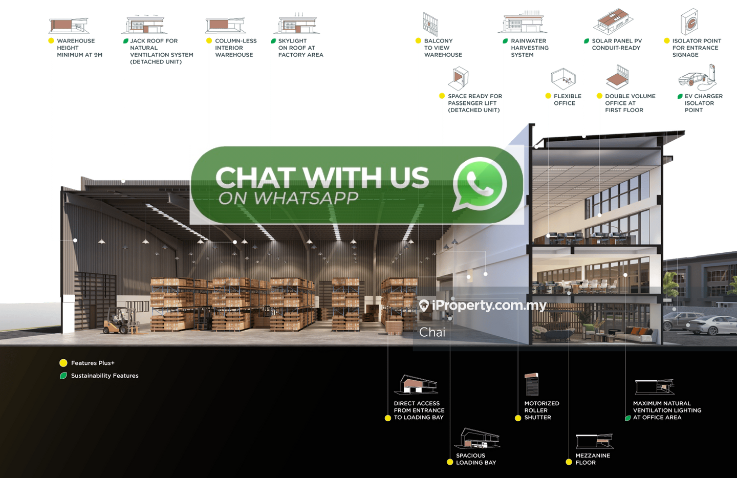 Semi-D Kilang untuk Disewa di Kota Puteri, Batu Arang oleh Chai - iProperty.com.my