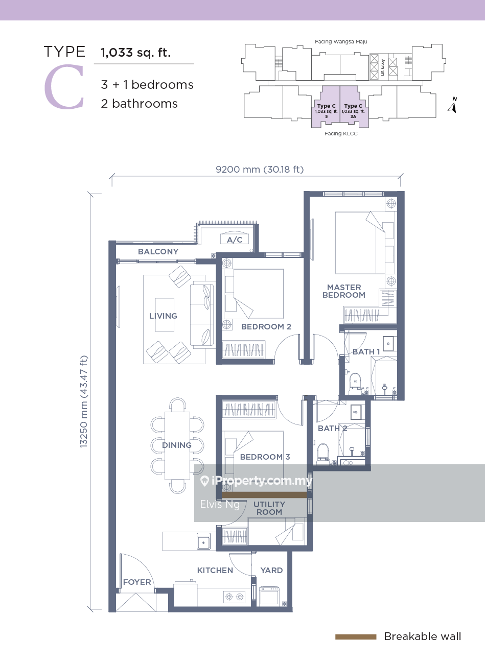 Residensi Servis untuk Dijual di Sunway Avila Residences oleh Elvis Ng - iProperty.com.my