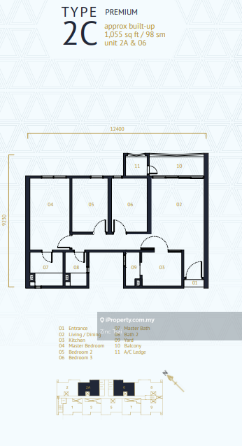 Service Residence for Sale in UNA Serviced Apartment by Zinc Tsai - iProperty.com.my