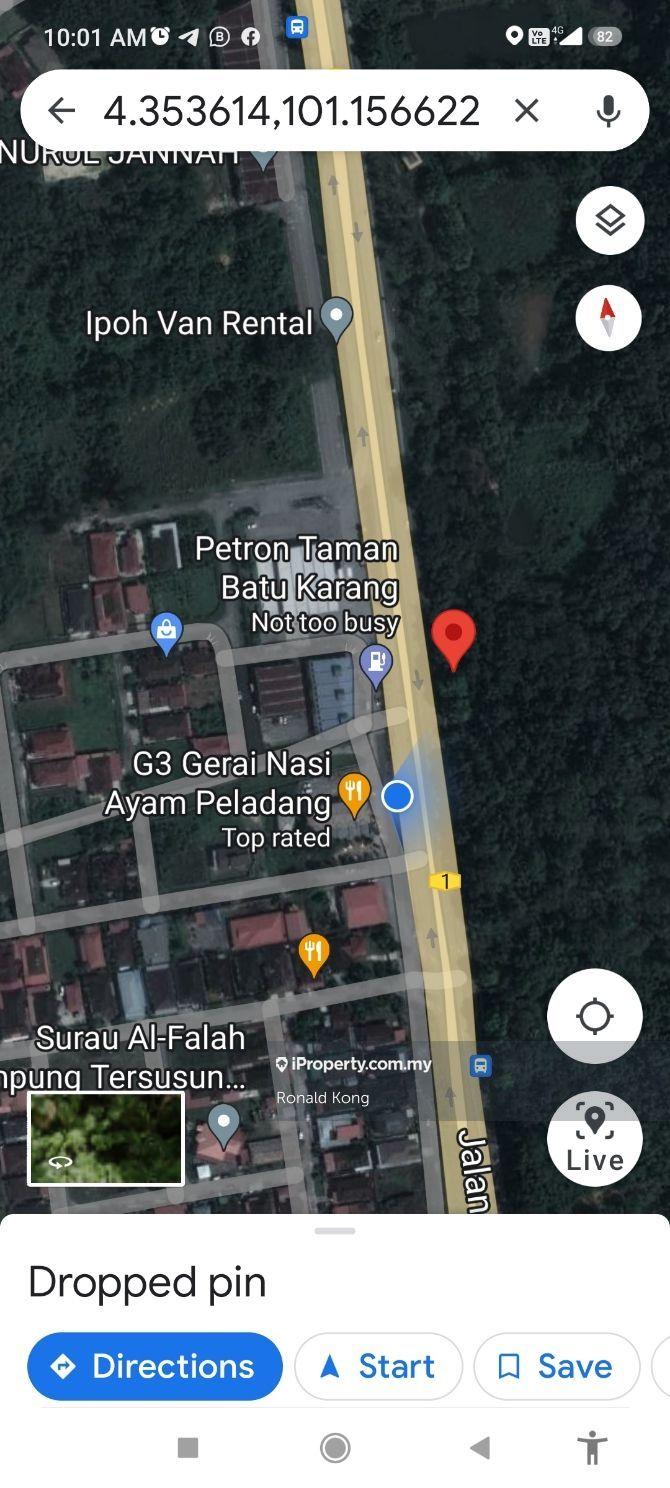 Tanah Pertanian untuk Dijual di Batu Karang Petron station, Kampar oleh Ronald Kong - iProperty.com.my