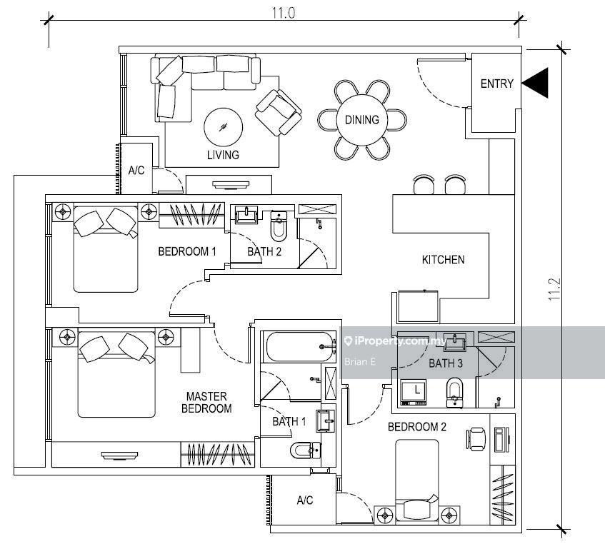 Service Residence for Rent in Three28 Tun Razak by Brian E - iProperty.com.my
