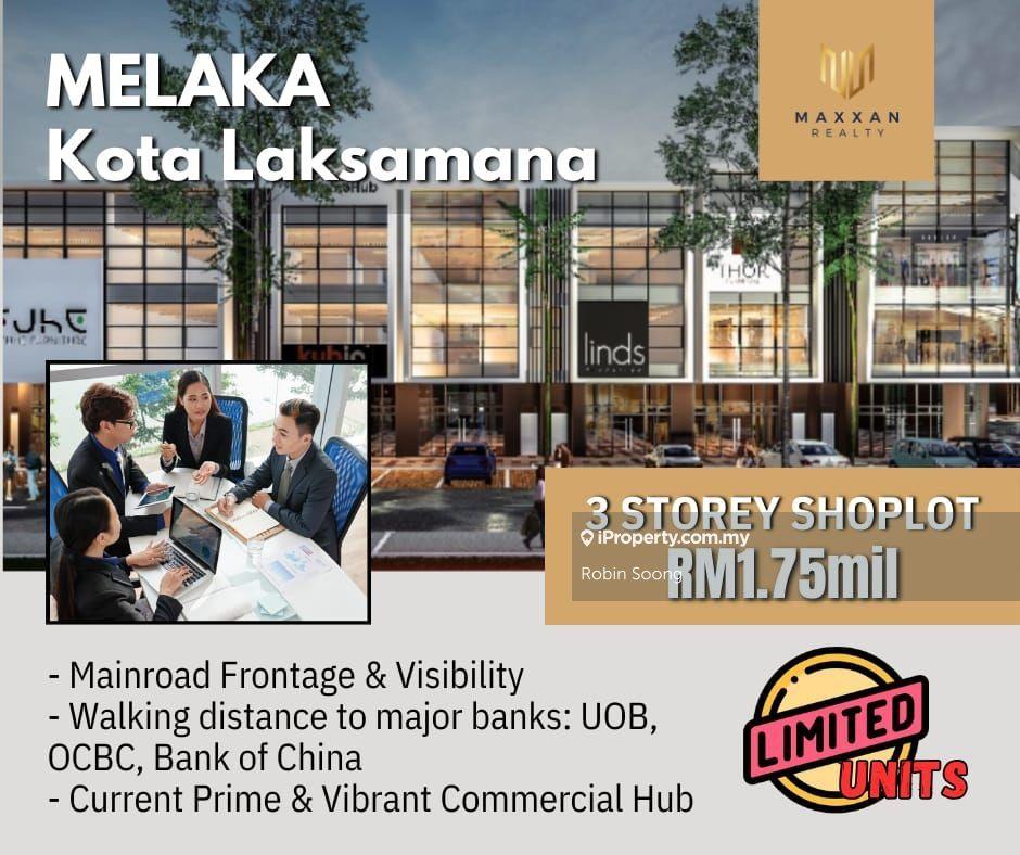 Shop-Office for Sale in Taman Kota Laksamana, Melaka City by Robin Soong - iProperty.com.my