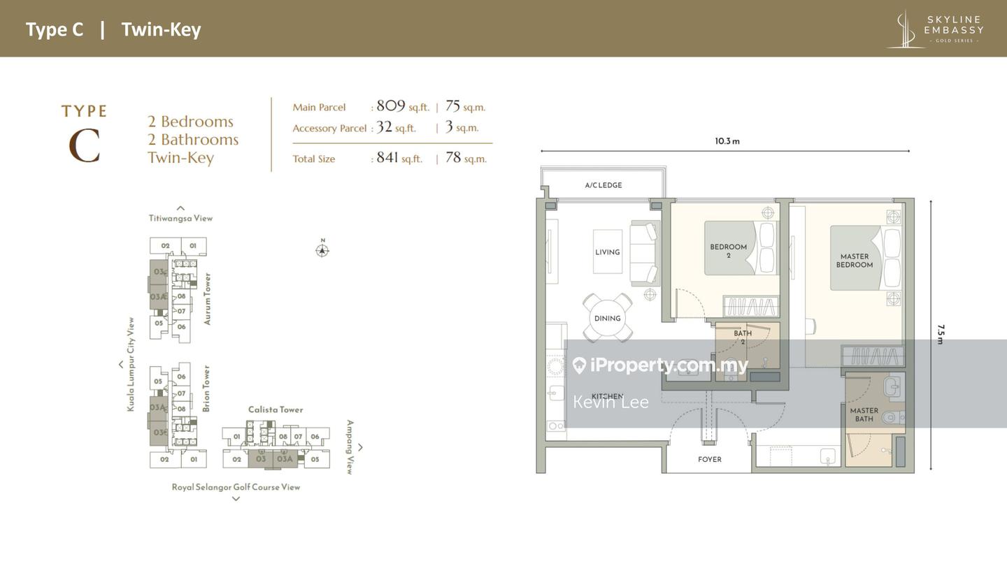 Service Residence for Sale in Skyline Embassy by Kevin Lee - iProperty.com.my