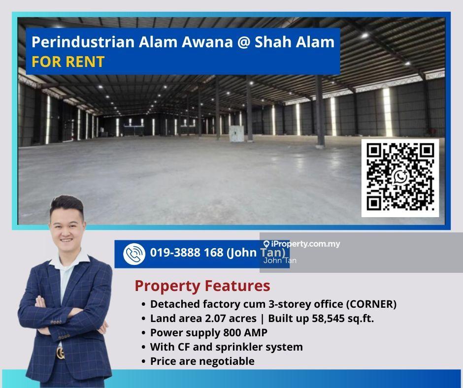 Warehouse for Rent in Seksyen U10, Shah Alam by John Tan - iProperty.com.my
